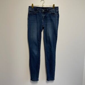 Prana Womens Size 4 Skinny Jeans Blue Denim Stretch